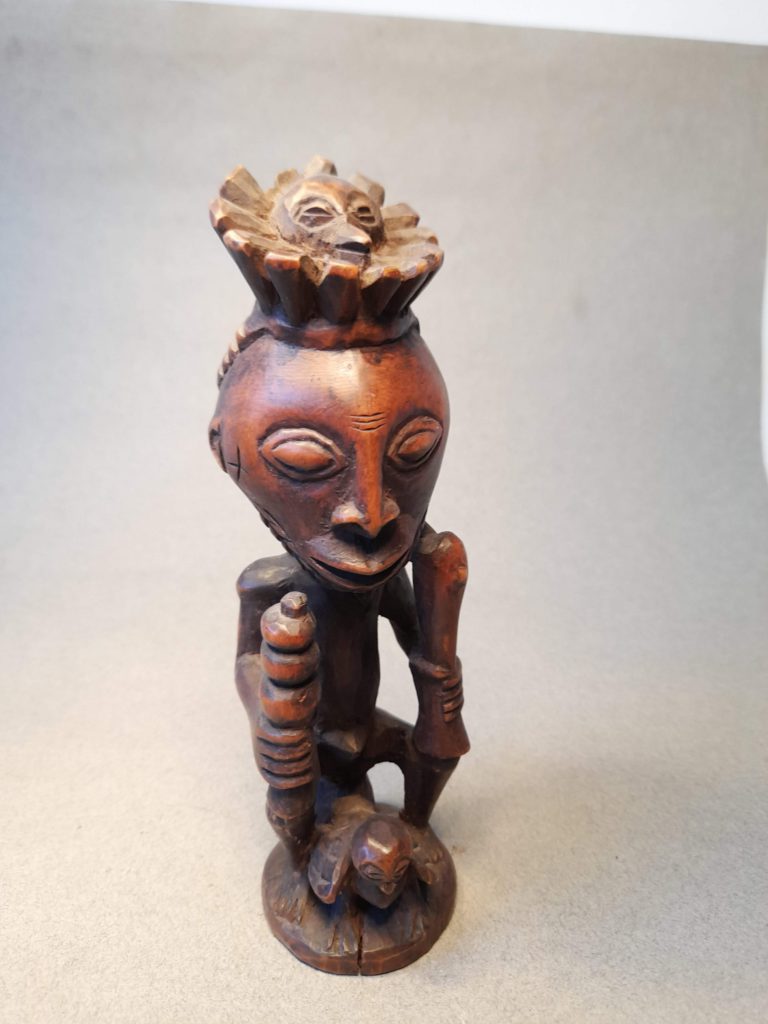 Afrika, Congo, Baluba gudefigur